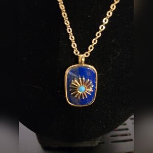 Mystic necklace made of lapislazuli